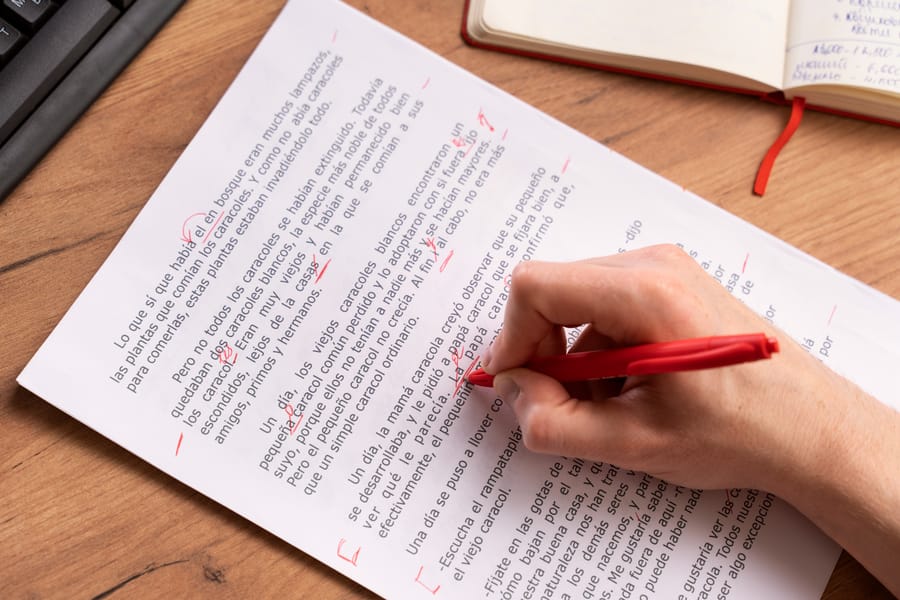 Systematic Grammar Correction in Academic Writing
